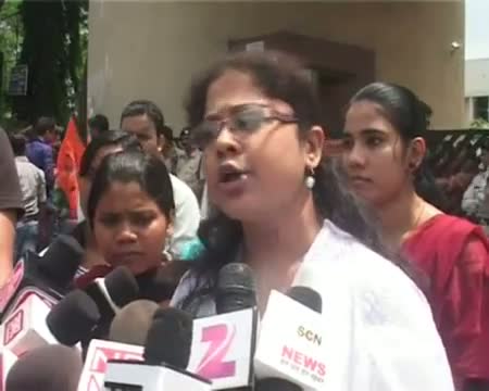 Watch Coal gate ABVP targets PM, Union Ministers Video