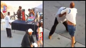 Watch Drunk Guy Flips Table, Gets Served Video