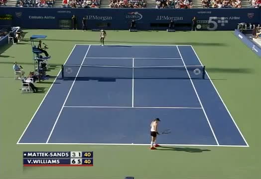 Watch Venus Williams vs Bethanie Mattek Set 2-4 US Open 2012 1R Aug.28 Video