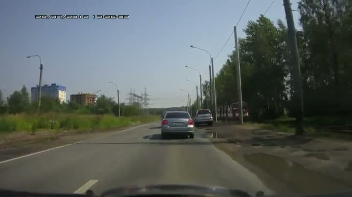 Watch Drivers Clever Revenge On Another Car Video