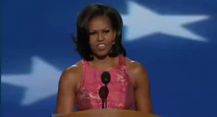 Watch Michelle Obama's Speech Drew thunderous applause at Democratic Convention Video