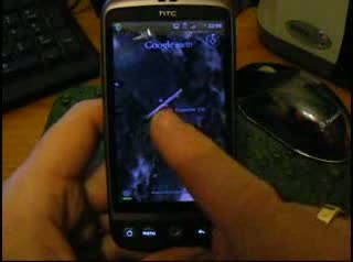 Watch Google Earth On HTC Desire Android Mobile Phone Video