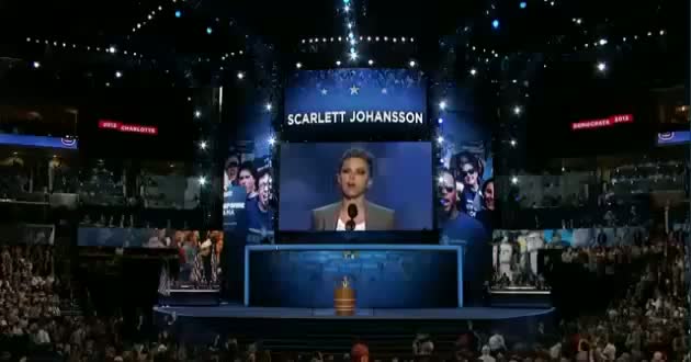 Watch Scarlett Johansson DNC Speech Transcript Text for Democratic National Convention 2012 Video