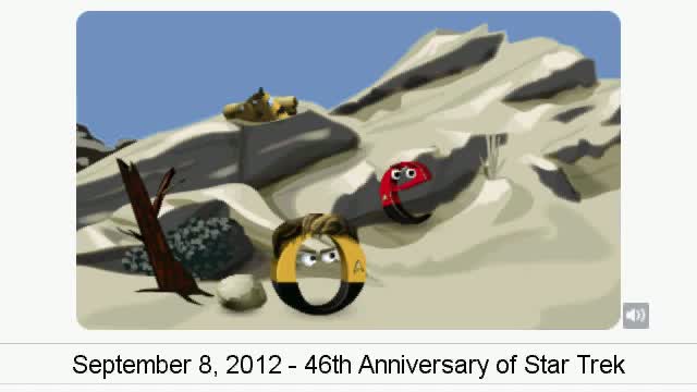 Watch Star Trek - The Original Series - Google Doodle - 8th September 2012 Video