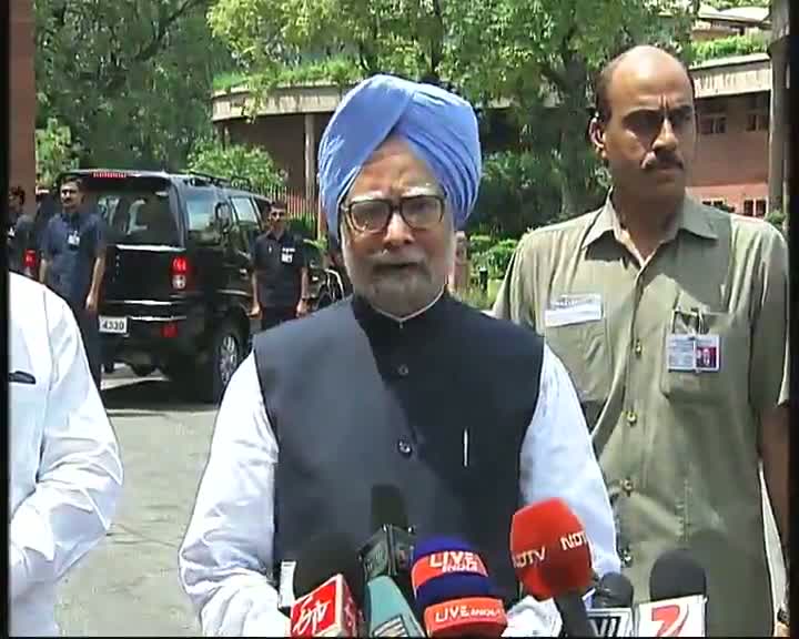 Watch PM's statement to the media at Parliament House in New Delhi on August 27, 2012. Video