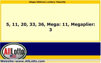 Watch Mega Millions Lottery Drawing Results Sept. 11, 2012 Video