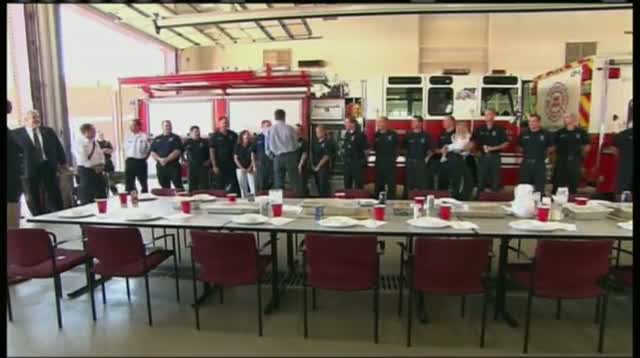 Watch Raw Video - Paul Ryan Lunches With Firefighters Video