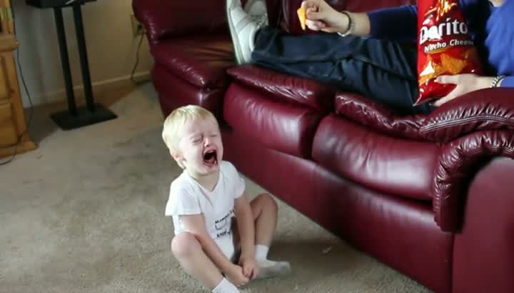 Watch Make a Toddlers Cry with Doritos Video