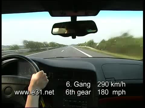 Watch Driving a BMW 185mph on the Autobahn Video