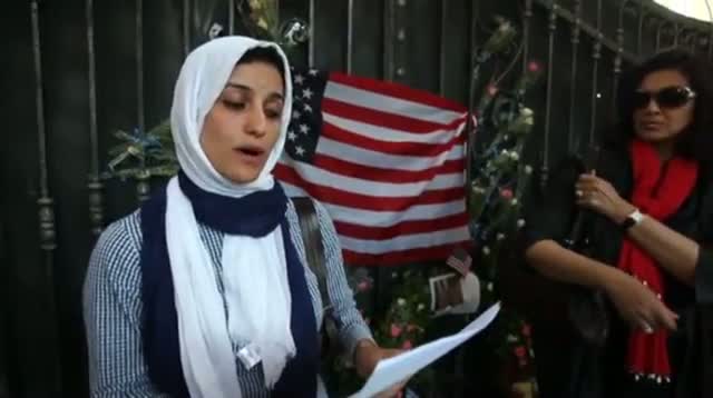 Watch Women and Children Pay Tribute to US Envoy Video