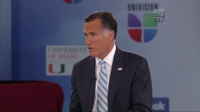 Watch Romney: This Campaign Is About the 100% Video