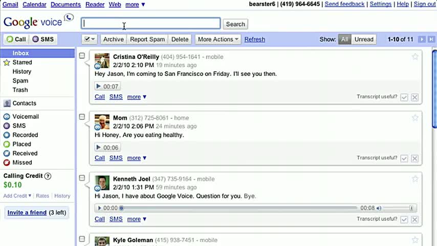 Watch Google Voice: Voicemail Transcription Video