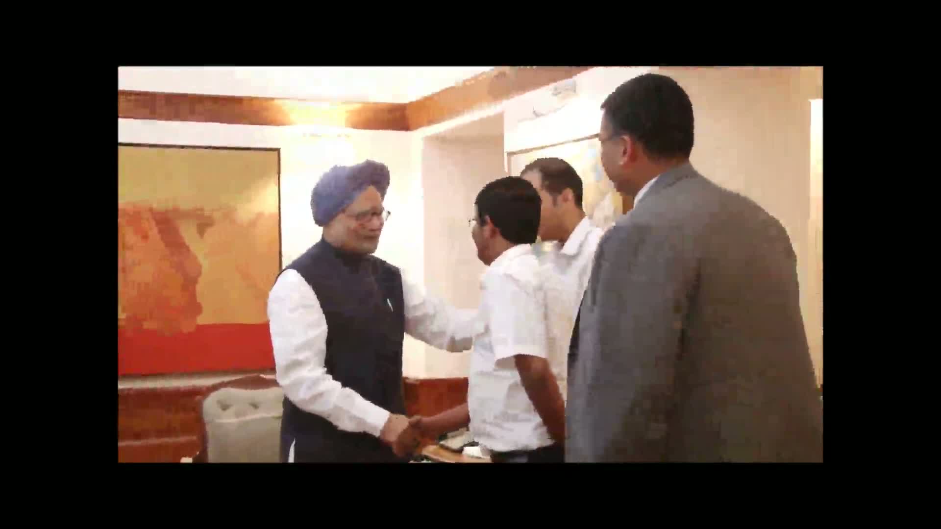 Watch Students shortlisted for the Dr. Manmohan Singh Scholarship at Cambridge University meeting the Prime Minister, Dr. Manmohan Singh, in New Delhi on September 21, 2012. Video