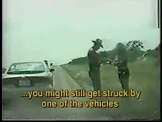 Watch Cop is either a psychic or has a lot of experience with this sort of thing Video