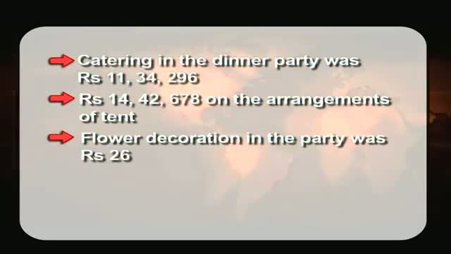 Watch PMO spent 30 lakh on anniversary dinner! Video