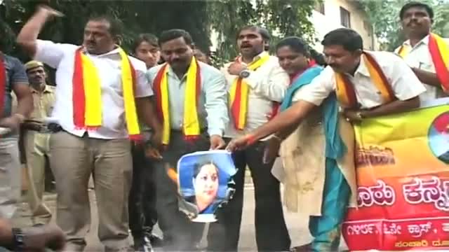 Watch Karnataka releases Cauvery water to TN amid state wide protest Video
