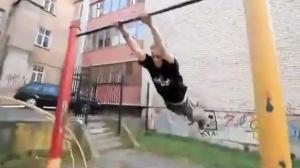 Watch Highbar Back Flip FAIL Video