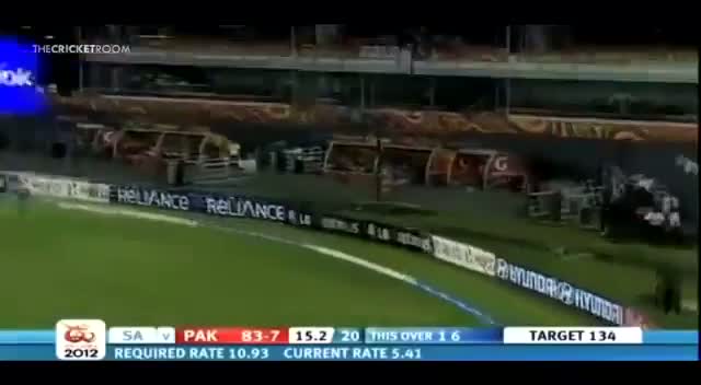 Watch "Memorable" Umar Gul 3 Sixes vs South Africa - ICC World T20 2012 Video