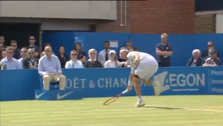Watch Tennis Player Disqualified After Kicking Judge Video