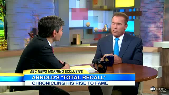 Watch Arnold Schwarzenegger's Trouble With 'I'll Be Back' Line From  Video
