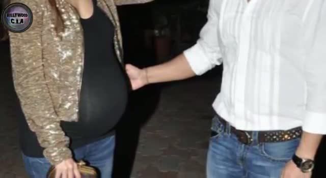 Watch Pregnant Amrita Arora flashes BABY BUMP Video