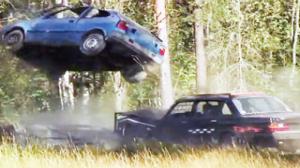 Watch Insane Double Car Crash Video