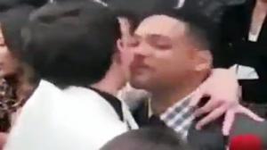 Watch Will Smith Smacks Reporter For Trying To Kiss Him Video