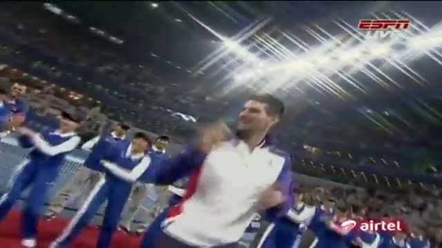 Watch Novak Djokovic dancing in Gangnam Style with ball kids China Open 2012 Video
