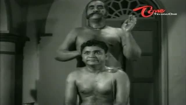 Watch Telugu Comedy Scene From Vagdanam Movie - Padmanabham Having Massage - Telugu Cinema Movies Video