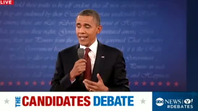 Watch Second Presidential Debate 2012: Obama: Mitt Romney Has a 'One Point Plan' Video