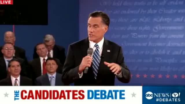 Watch Second Presidential Debate 2012: Mitt Romney: Obama 'Took Detroit Bankrupt' Video