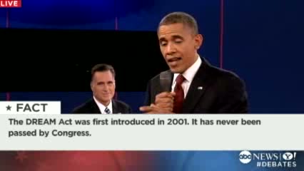 Watch Second Presidential Debate 2012: Romney: Military Service Qualifies for Citizenship Video