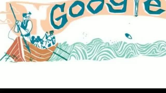 Watch Google doodles Herman Melville's novel Moby Dick Video