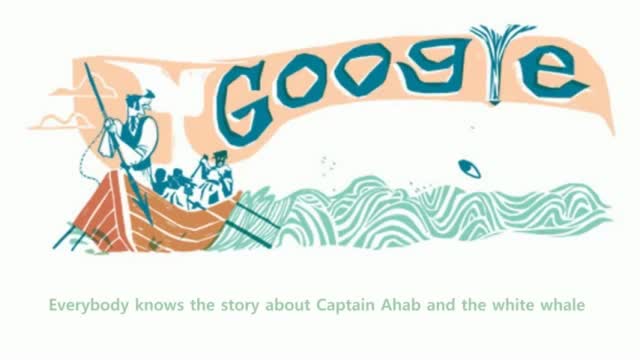 Watch Herman Melville's Moby-Dick celebrated by Google doodle Video