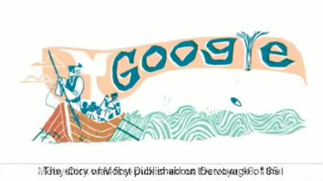 Watch Google Doodle per Herman Melville e l'anniversario di Moby Dick Video