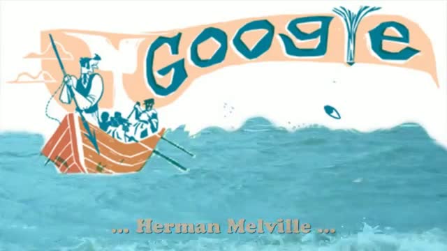 Watch 161st Anniversary of Moby-Dick (Herman Melville) - Google Doodle  Video