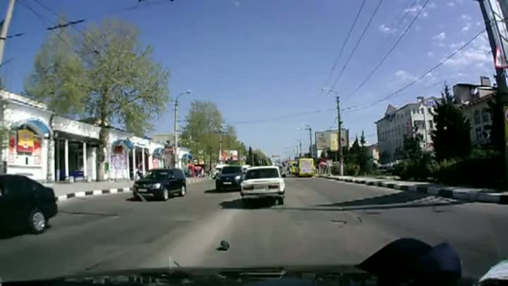 Watch Man Tries To Cross The Road But Is Struck By A Car Video