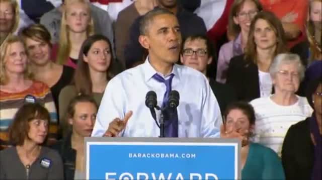 Watch Obama Hits Romney on 'binders,' 'sketchy' Plan Video