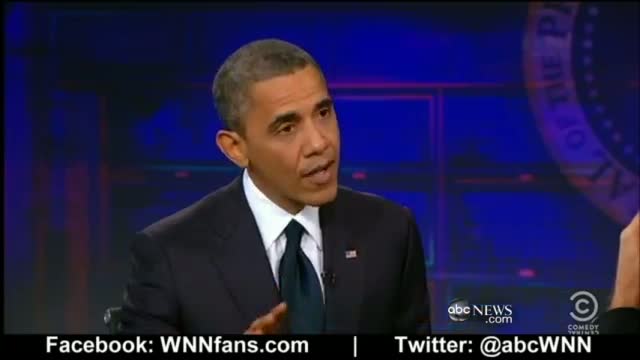 Watch President Obama on 'The Daily Show With Jon Stewart' Video