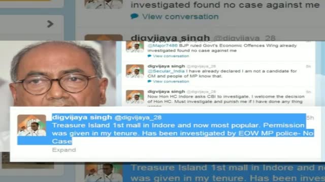 Watch Digvijay Singh welcomes Court order to probe mall case Video