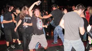 Watch Girl Gets KO in Mini Mosh Pit Video