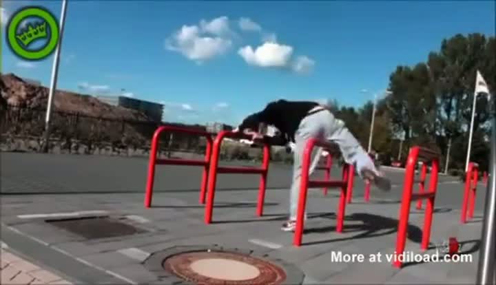 Watch Walking on Metal Bar Nut Crush Video