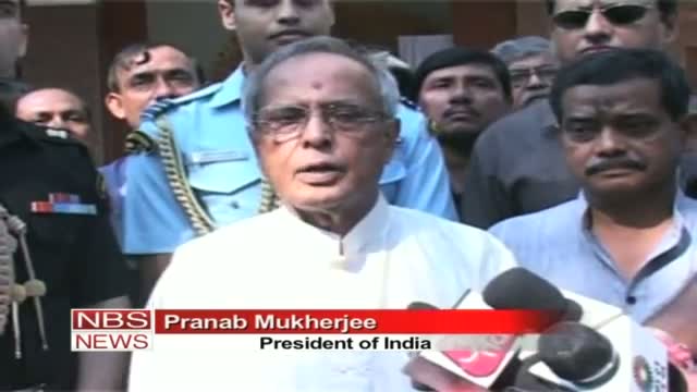 Watch Pranab Mukherjee greets nation on Dussehra, Eid al Adha Video