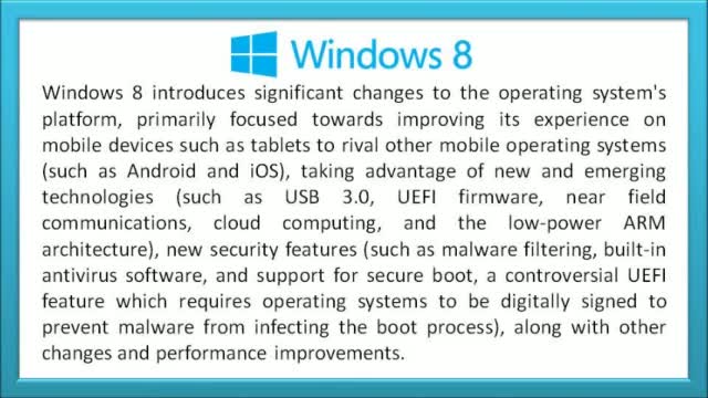 Watch Windows 8 Review Video