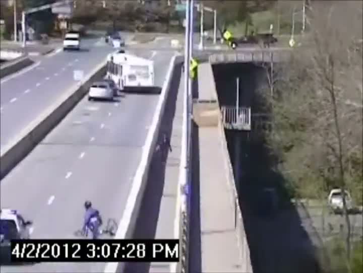 Watch Attempted Hit and Run Stopped by Bus Driver Video