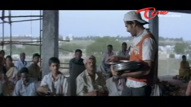 Watch Telugu Comedy Scene From Malle Puvvu Movie - Comedy Scene Among Workers While Having Lunch - Telugu Cinema Movies Video