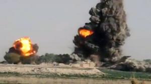 Watch 6 JDAMS Dropped on a Taliban Compound Video