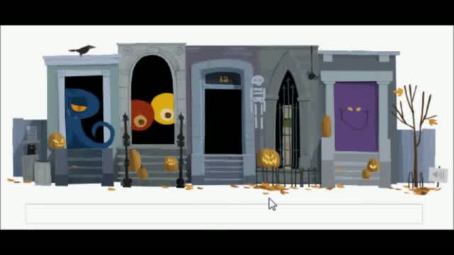 Watch Google wishes Happy Halloween! with an interactive haunted house doodle  Video