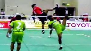 Watch So...This Is Called Sepaktakraw? Video