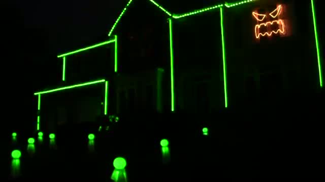 Watch Halloween 2012 Light Show - This is Halloween by Marilyn Manson Video